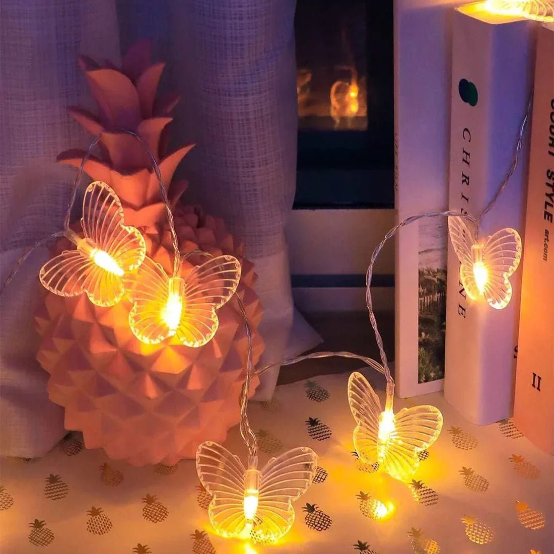 3 Meters 20 Lights Butterfly Christmas Decoration Light String - My Store