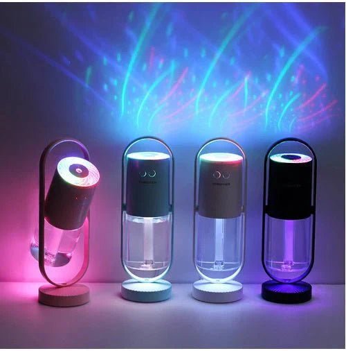 Magic Shadow USB Air Humidifier For Home With Projection Night Lights Ultrasonic Car Mist Maker Mini Office Air Purifier - My Store