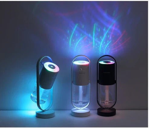 Magic Shadow USB Air Humidifier For Home With Projection Night Lights Ultrasonic Car Mist Maker Mini Office Air Purifier - My Store