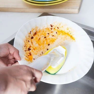 New Injection Water Brush Cleaning Non - stick Kitchen Oil Pot Brush Sponge Tableware Brush Odorless Cleaning Promotion - My Store