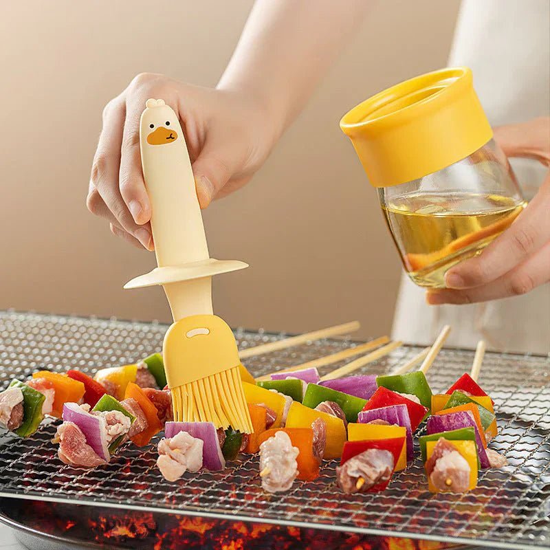 Oil Brush With Bottle Resistant To High Temperature - My Store