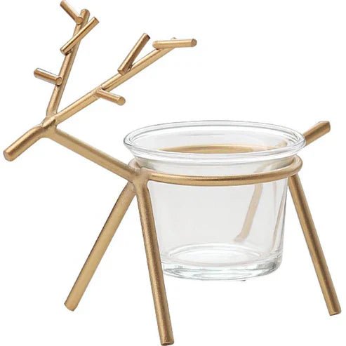 Wrought Iron Fawn Candle Holder - My Store