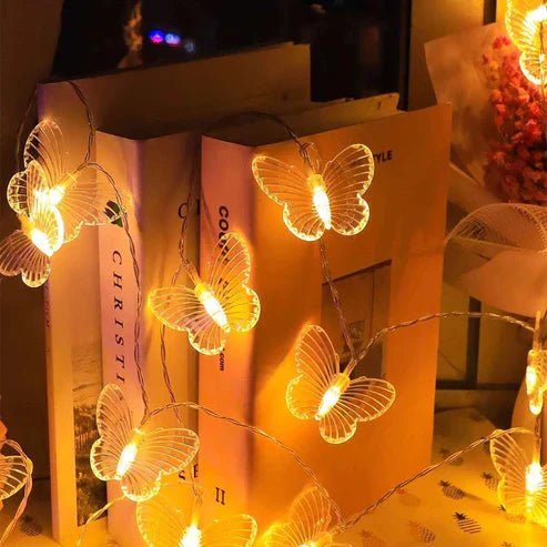 3 Meters 20 Lights Butterfly Christmas Decoration Light String - My Store