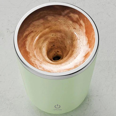 350ml Automatic Self Stirring Mug Coffee Milk Juice Mixing Cup Electric Stainless Steel Lazy Rotating Mug Magnetic Stirring Cup Kitchen Gadgets - My Store